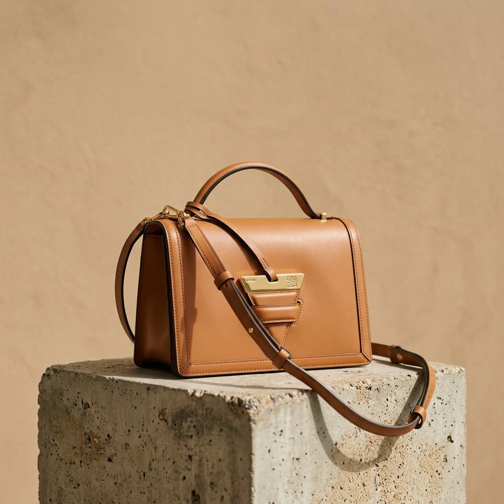 The Sculptural Leather Tote